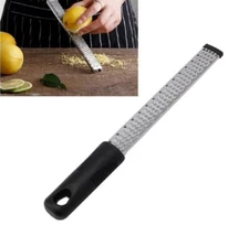 Stainless Steel Cheese & Citrus Zester – Lemon Grater Food Tool
