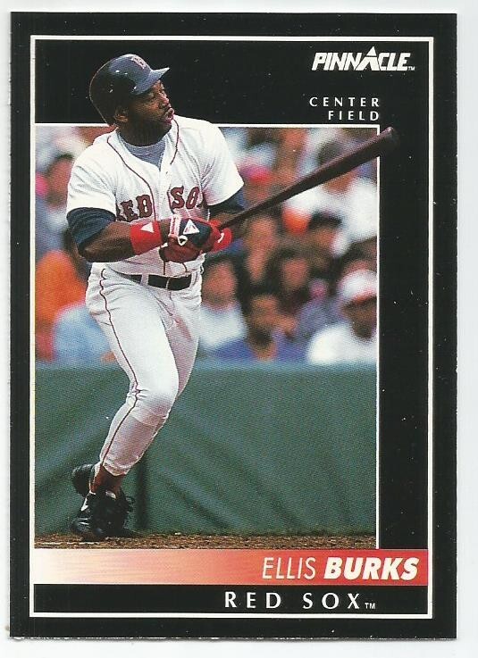 ELLIS BURKS 1992 PINNACLE CARD NEAR MINT CONDITION | eBay
