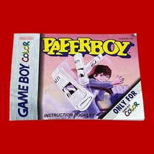 Original Nintendo Gameboy Color Paper Boy Instruction Booklet Manuals