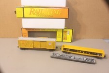 MTH Rail King Freight cars (2) Gondola , Stock 30-72101 30-7195,  boxes