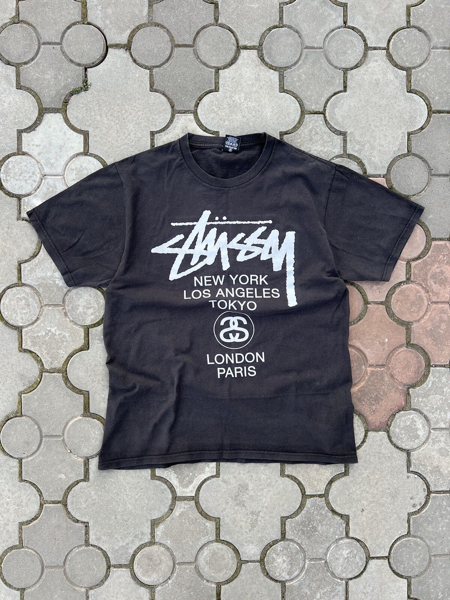 Stussy x DSM Shirt Medium World-Tour Black New-York Paris Stussy x DSM Shirt Medium World-Tour Black New-York Paris