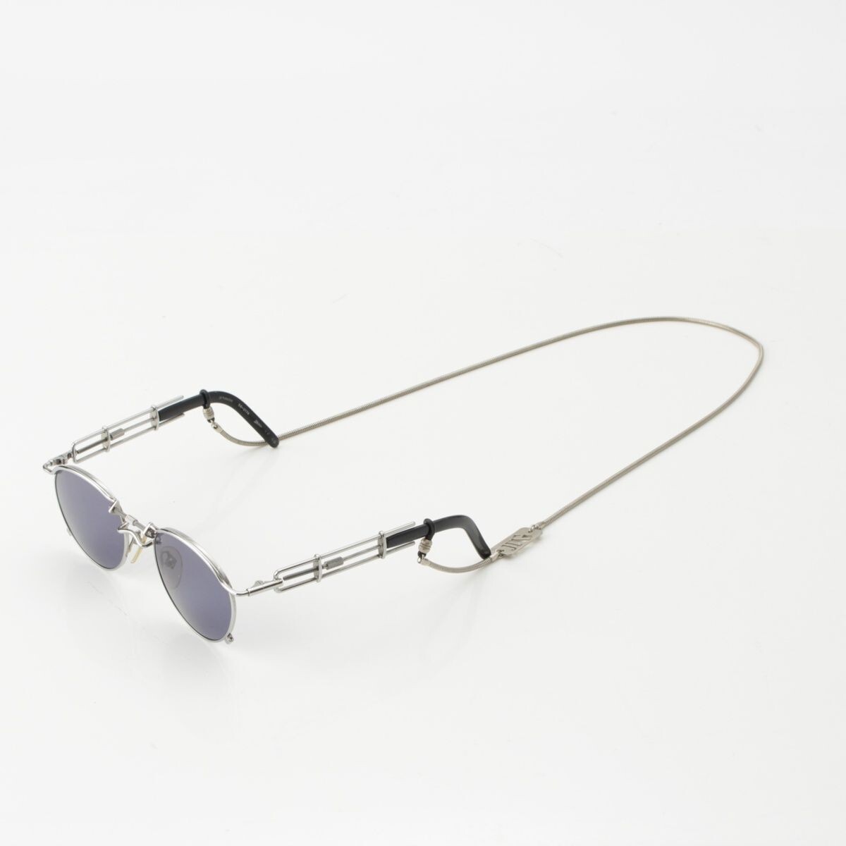 Jean Paul Gaultier JPG Screw motif cyberpunk metal sunglasses with