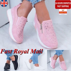 womens zip up trainers