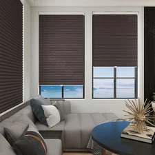 Cordless honeycomb blinds Blackout Cellular Shades-Tools-Free Shade for Bedroom