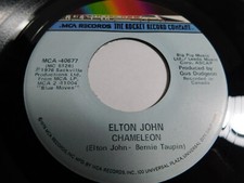 Elton John &ndash; Bite Your Lip (Get Up And Dance!) / Chameleon 1976 7" Single