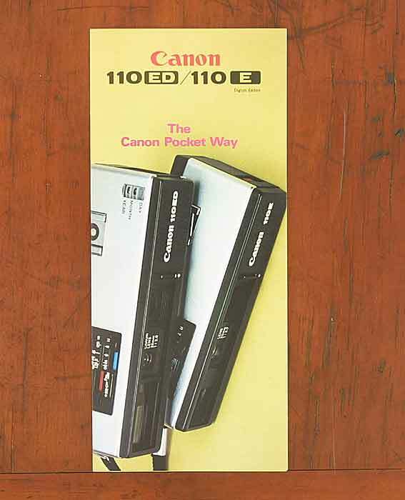 CANON 110ED/110E SALES BROCHURE/23752 | eBay