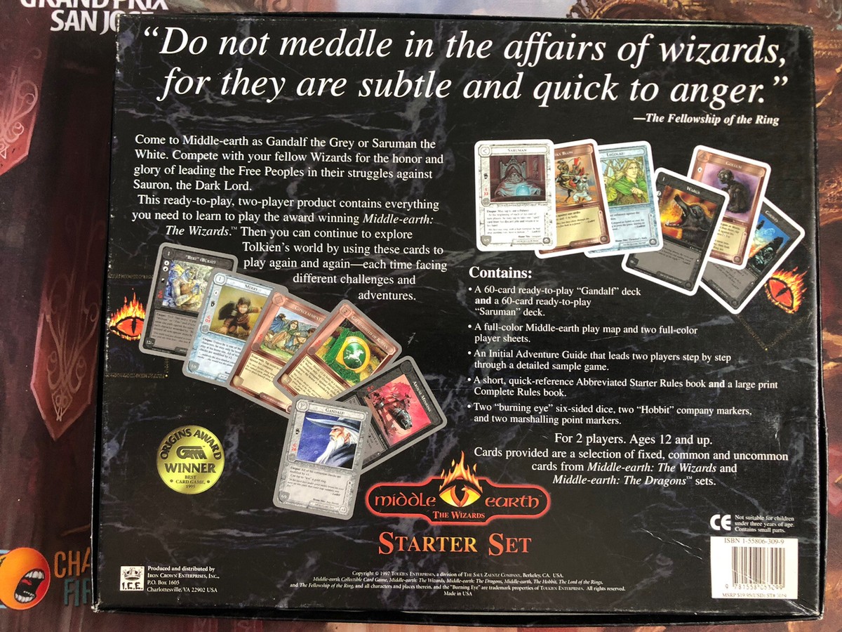 Middle Earth: The Wizards Starter Set MISPRINT WARLORDS CARD