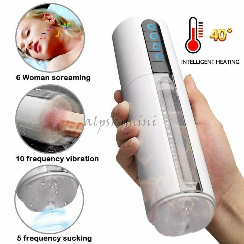 AILIGHTER Interactive Heating Sucking Cup Men's Sexual Massage Cup last  Vertion | eBay