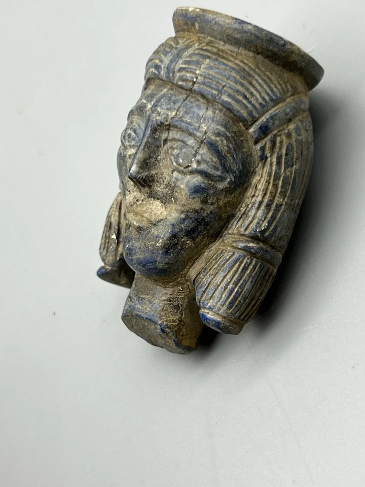 罗马希腊肖像皇后头,拉皮斯石头近东古董 — 第 3/4 张图片