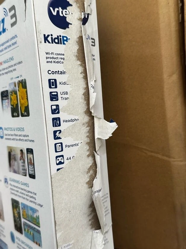 VTech KidiBuzz 3 Smart Device for Kids, NEW DEMEGED BOX - Image 3 of 4