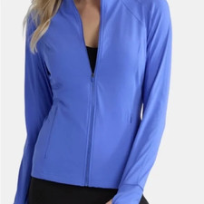 Avia SoftSculpt Zip-Up Nylon Core Athletic Jacket - Workout Jogging Running