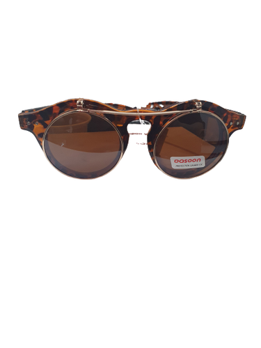 Occhiali da sole uomo donna unisex doppia lente tondo uomo donna vintage |  eBay