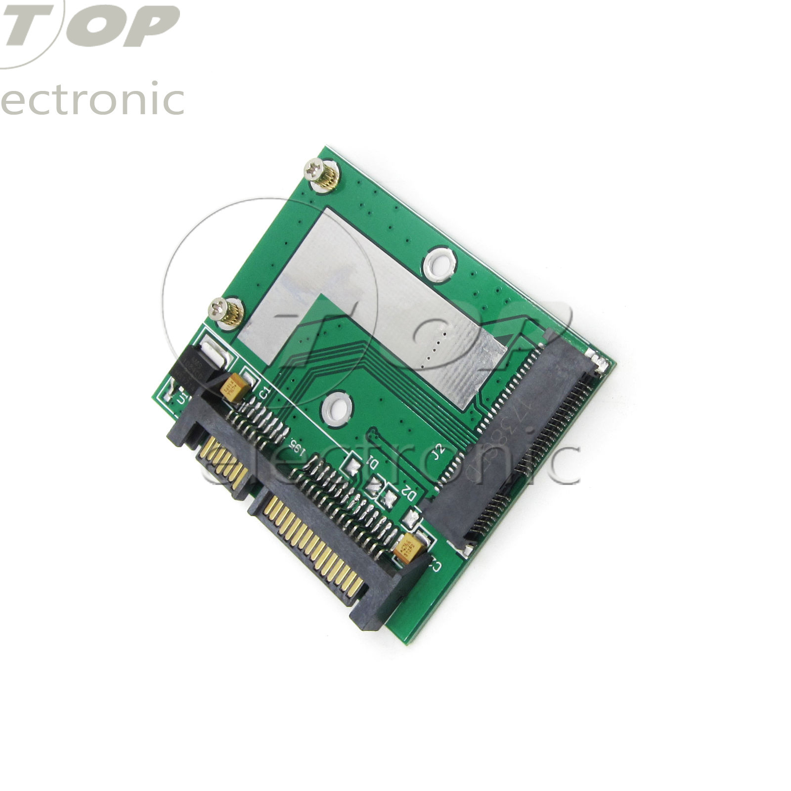 Mini PCI-e MSATA to 2.5''  SATA Adapter Converter Card Module Blue /Green NEW