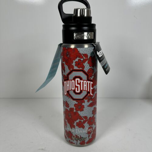 Vera Bradley x Tervis Ohio State Buckeyes 24oz. Wide Mouth Bottle with Deluxe