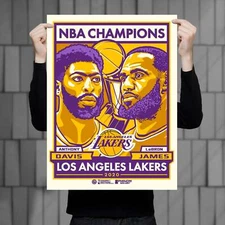 Anthony Davis Lakers Champs '20 NBA Champs Limited Edition Print 