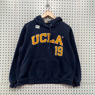 H&M UCLA Hoodie Sweatshirt Mens Medium University Blue Pullover 22x23