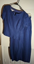Maggy London two piece with top  skirt. Size 8, Blue.