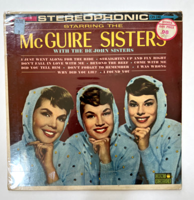 Starring the McGuire Sisters - Also the DeJohn Sisters - Vinyl LP, NEW Sealed,