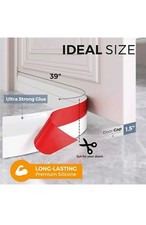 Draught Excluder Tape Seal Doors Windows Foam Weather Strip Insulation