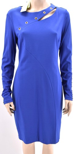 VERSACE JEANS DONNA VESTITO ABITO TUBINO ELEGANTE INVERNALE VISCOSA  D2HSB446 | eBay