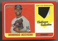 2018 Topps Heritage Domingo Acevedo Patch #d /25 New York Yankees