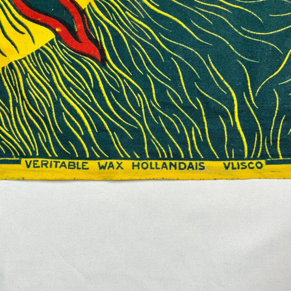 VERITABLE WAX HOLLANDAIS Fabric Vlisco Holland African Okpuru Anyanwu 2.5 sq yds - Image 3 of 4
