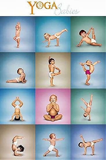 Yoga Babies : Grid - Maxi Poster 61 x 91.5 cm new and sealed