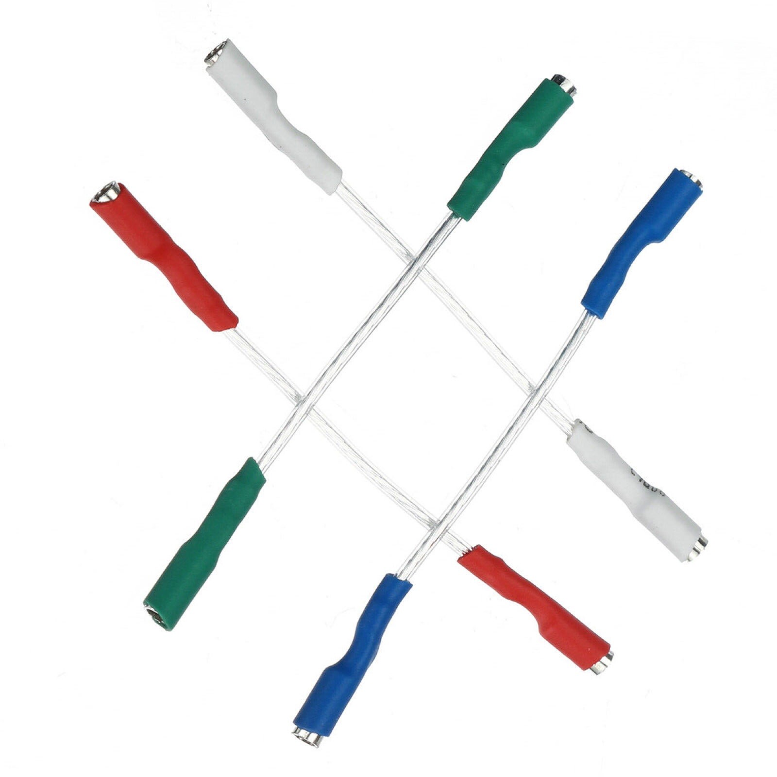 4Pcs 7N headshell wires OFC turntable leads phono cartridge cables replacement C