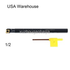 1/2'' x 7'' Overall Length, S08SCLCR Indexable Boring Bar with Ccmt32.5 Carbi...