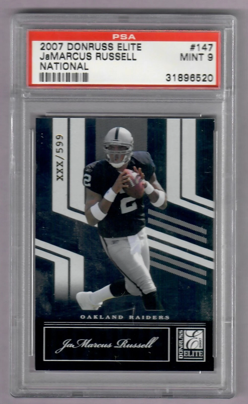 JaMarcus Russell Donruss Elite National #147 Base
