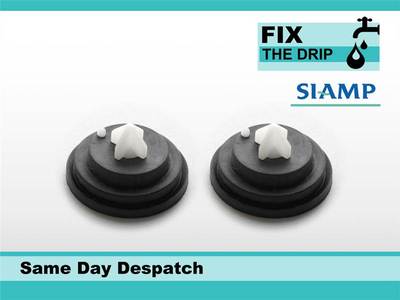 2 x SIAMP Membran Einlass Schwimmerventil Waschmaschine 95 95L 99T 99B 99 Duravit Laufen