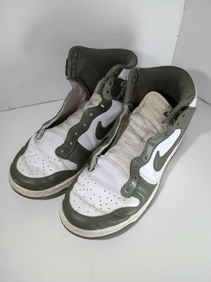 Youth Nike Dunk High (GS) Green Khaki Sz 6.5 *No Laces*[DB2179-105] 