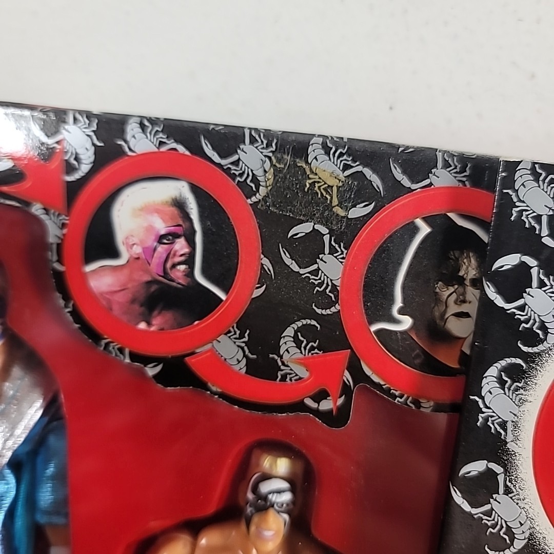 ToyBiz WCW The Evolution of Sting Wrestling Action Figures Set