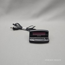 Sharp SPC026 Digital Alarm Clock Black LED Display Snooze Button Battery Backup