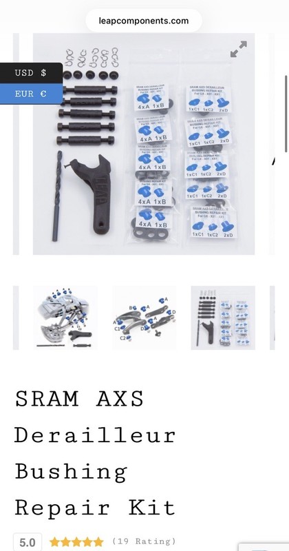 Leap components Sram AXS Rebuild Kit X4