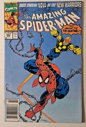 Amazing Spider-Man #352, Marvel Comics, 1991. VF. Newsstand.