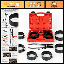 7pcs Piston Ring Compressor Tool Set - Heavy Duty Thickened Design For Engine R 7pcs Piston Ring Compressor Tool Set - Heavy Duty Thickened Design For Engine R