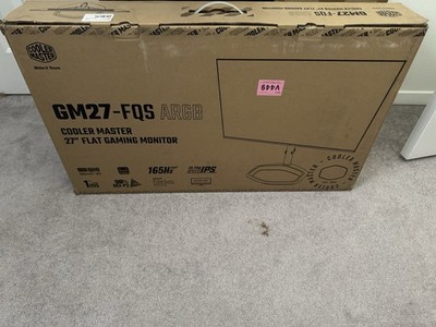 Cooler Master 27'' 2K QHD 165Hz 1ms 16:9 ARGB Flat IPS Gaming Monitor GM27-FQS