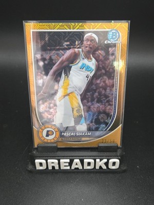 2025-26 Bowman Pascal Siakam BCV-79 M/B Gold Mojo Refractor /50