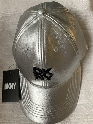 DKNY Silver Metallic Fashion Designer Hat | eBay display picture 1