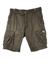 Vintage Y2K Levi's Brown Workwear Cargo Shorts 34 baggy Loose