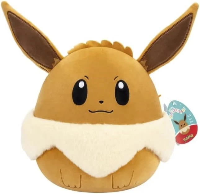 JAZWARES, LLC. Pokémon - Squishmallows - Evoli ca. 35 cm (NEU & OVP!)
