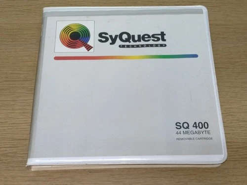 SyQuest SQ 400 44MB Removeable Hard Disk Cartridge Used *rare