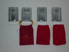 VINTAGE LOT OF (4) HAND WARMERS JON-E HONG KONG ALL USED BUT WORKING