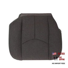 Driver Side Bottom Cloth Seat Cover, Gray Front Driver Bottom Seat Cover Fit