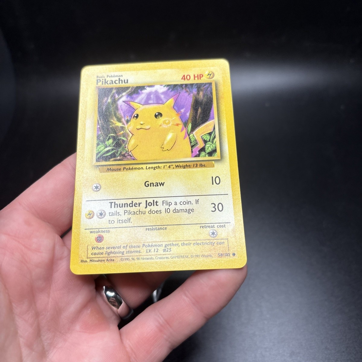 Pokmon TCG Pikachu Base Set 58/102 Regular Unlimited Common Near Mint NM  -j | eBay