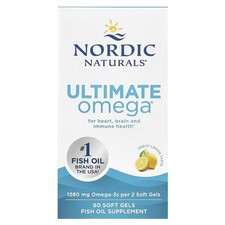 Nordic Naturals Ultimate Omega Lemon 60 Softgels Heart Health