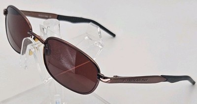 Costa Del Mar Wahoo WH20 Sunglasses Brown Lens Copper Metal Frame Italy R6