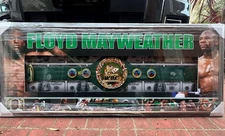 FLOYD MAYWEATHER HAND SIGNED FRAMED WBC CHAMPIONS BELT  