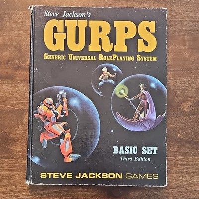 Steve Jackson Games GURPS Basic Set Third Edition Core Rulebook 1988